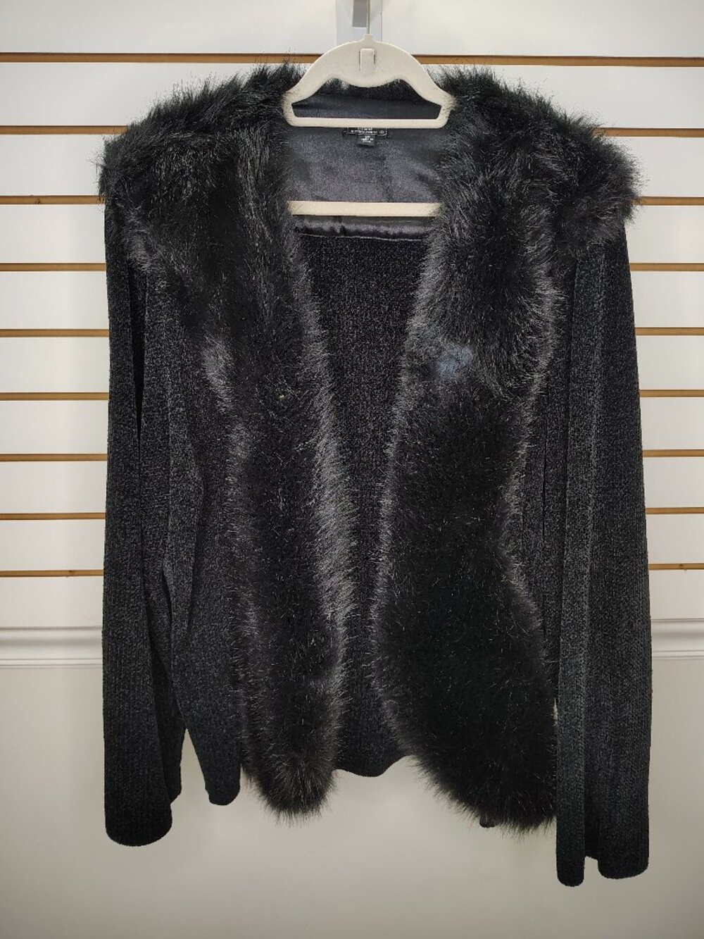 Lisa International Faux Fur Knit Sweater Size 3X
